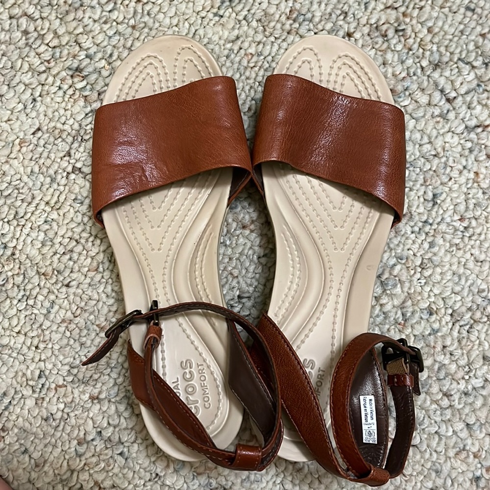 Crocs strapped sandals